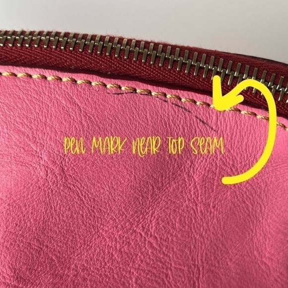 Dooney & Bourke DB Bubble Gum Pink Florentine Smith Bag - Picture 8 of 13